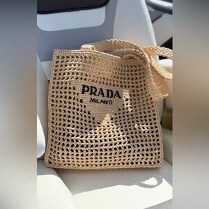 Chic Handmade Prada-Style Crochet Tote